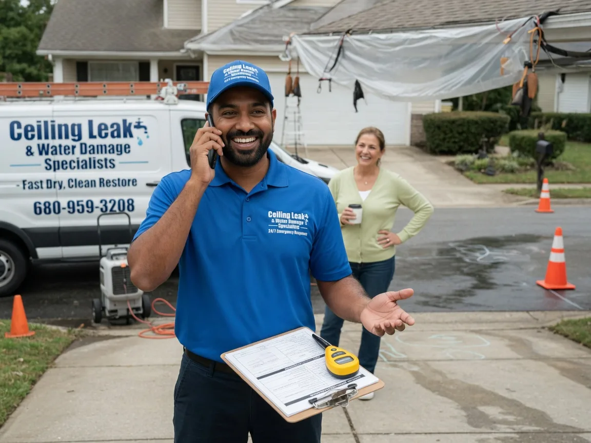Ceiling Leak Cleanup Lock Springs, MO FAQs